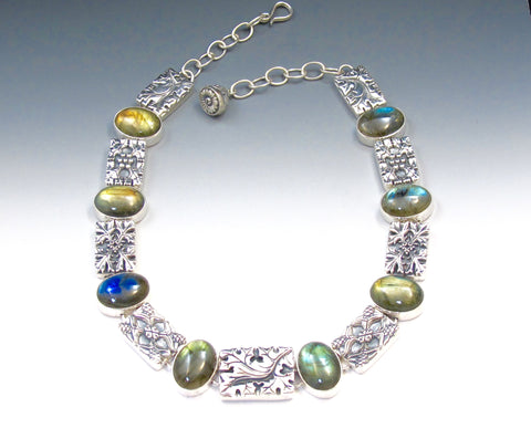 Flora Collar with Labradorite