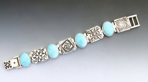 Astrid bracelet with amazonite
