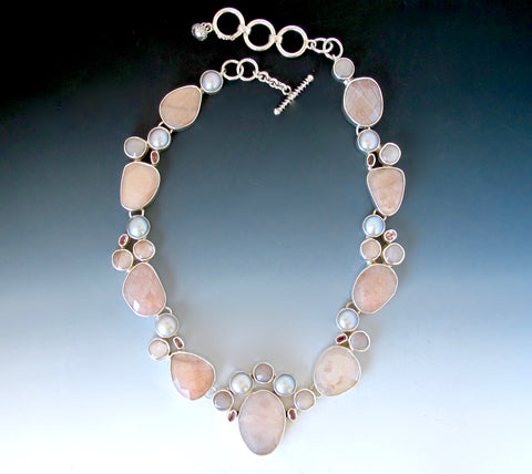 One of A Kind Peach Moonstone