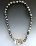 Tahitian Pearls with Large High Polish Gravity Clasp